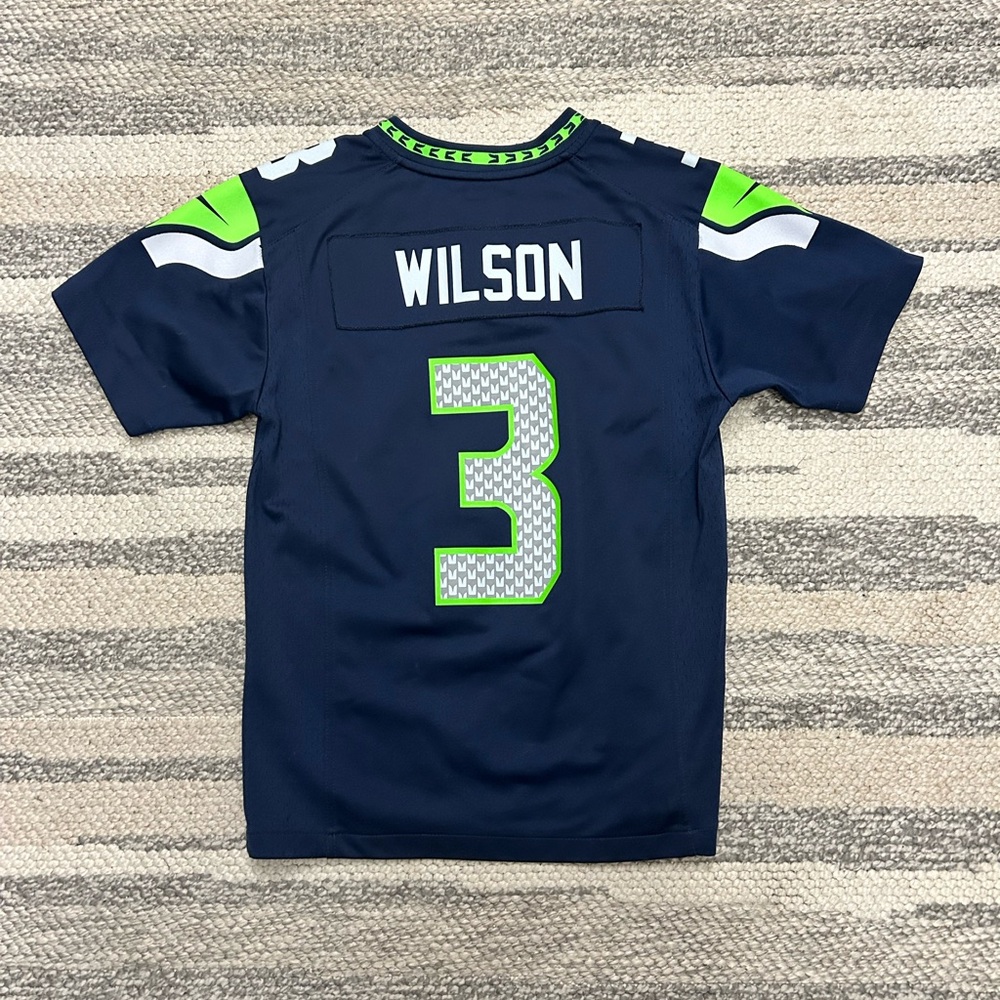 Seattle Seahawks Russell Wilson 3 NFL Jersey Youth Medium